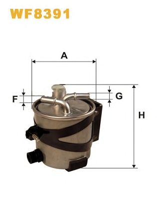 WIX FILTERS wf8391 -  Топливный фильтр